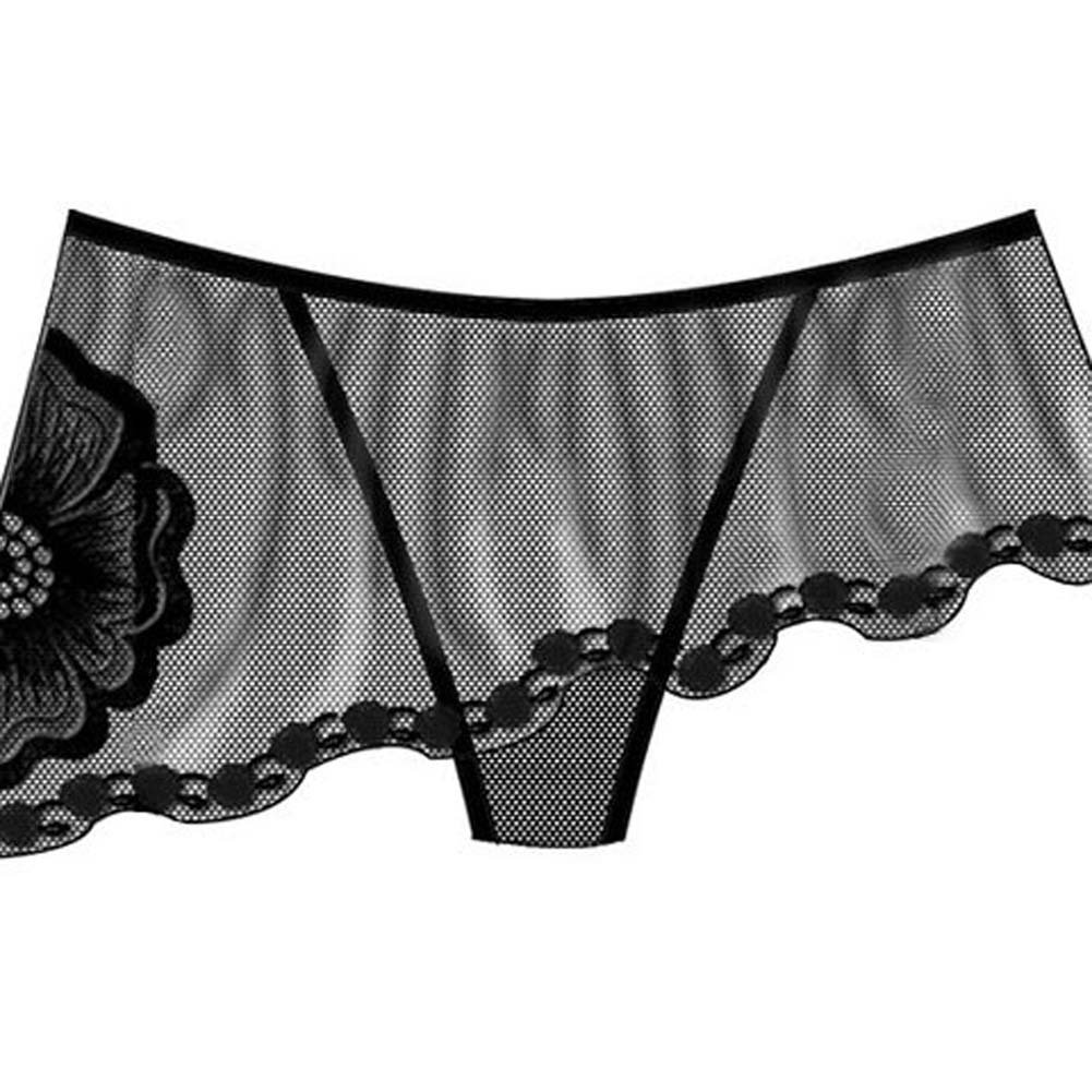 Necessary Objects Sexy Seashell Applique Skirt Thong Panty Large