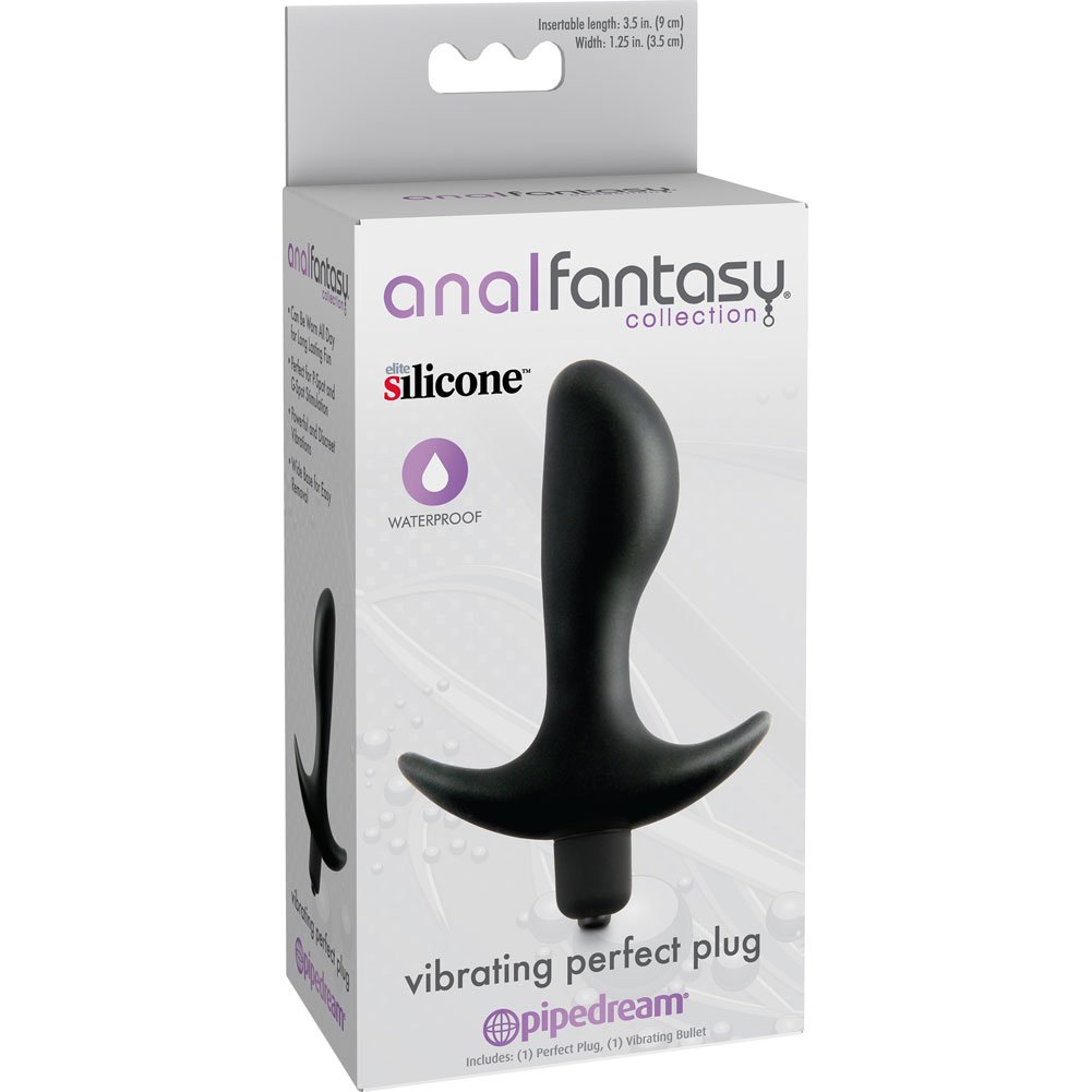 Anal Fantasy Collection Vibrating Perfect Plug 4 75 Inch