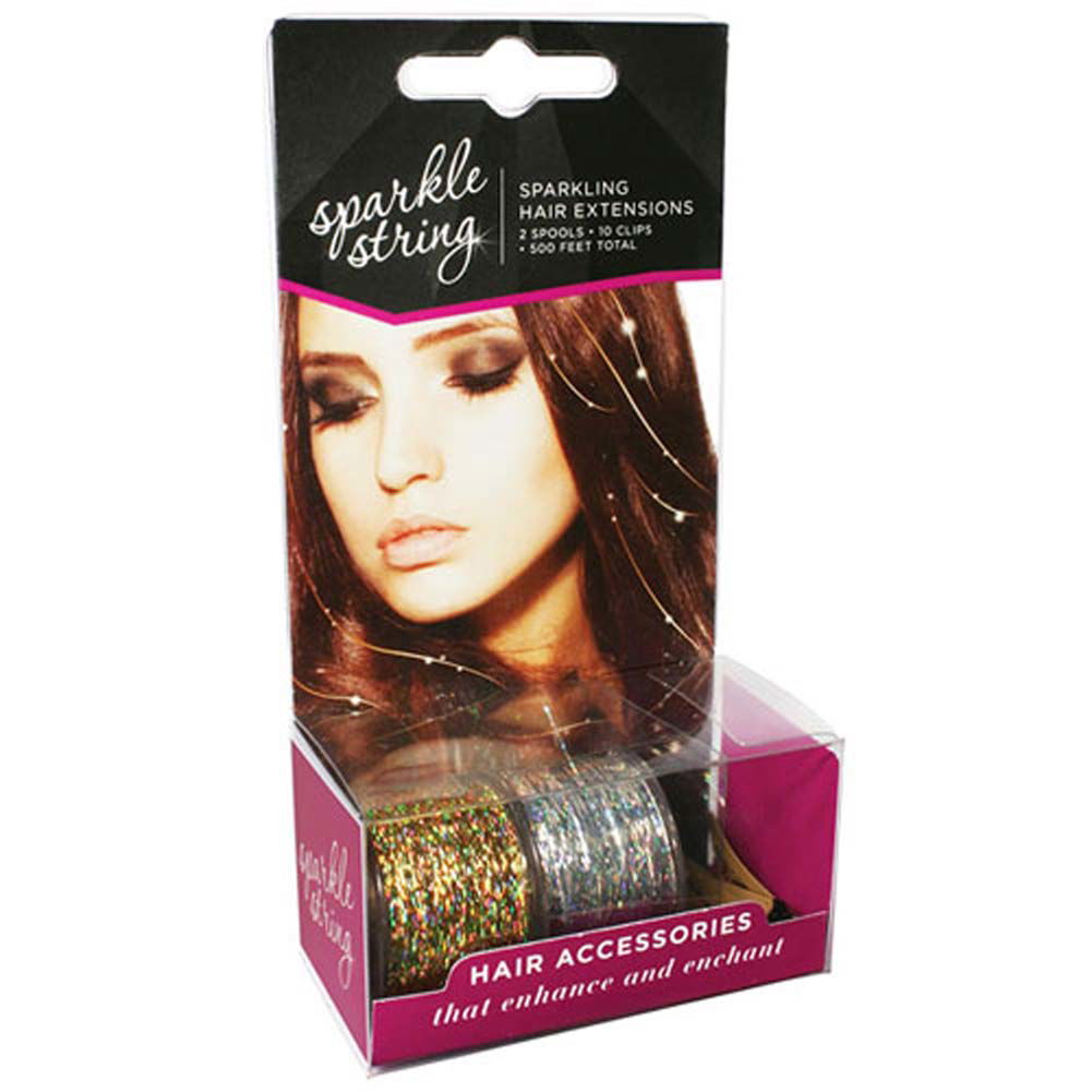Color Shock Sparkle String Sparkling Hair Extension eBay