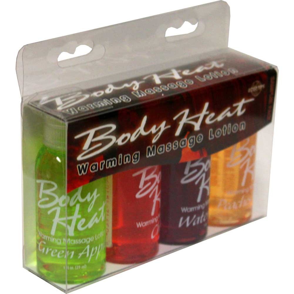 Body Heat Warming Massage Lotion 4 Pack Sampler 1 Fl Oz 30 Ml Each Bottle Ebay