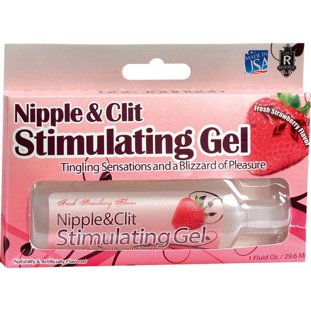 Nipple And Clit Stimulating Gel 1 Fl Oz Strawberry 3032