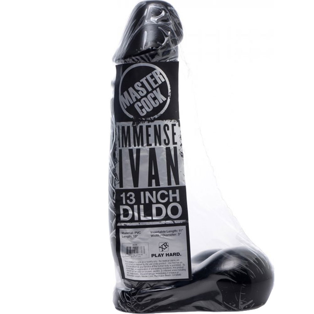 Master Cock Immense Ivan Dildo By Xr Brands Inch Black Ebay