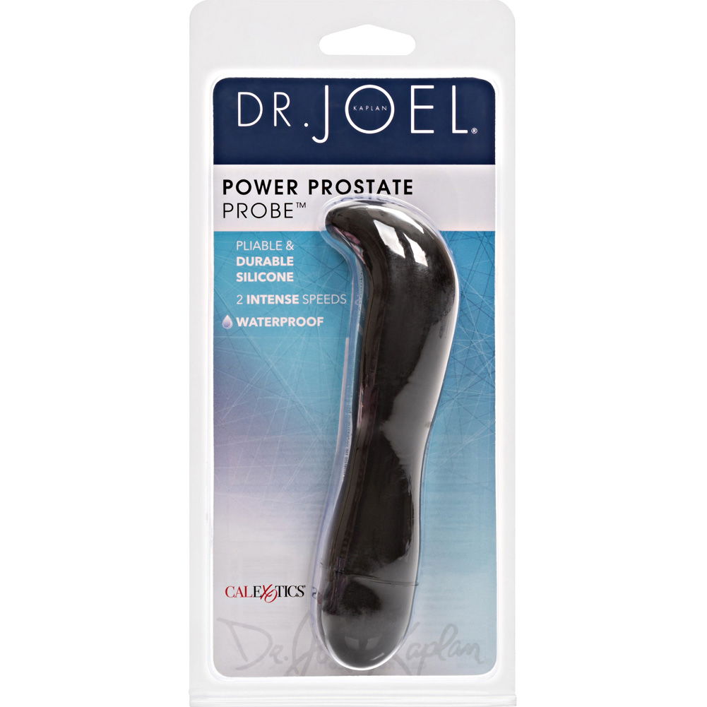 Dr Joel Kaplan Power Probe Prostate Silicone P Spot Vibe 575 Black 