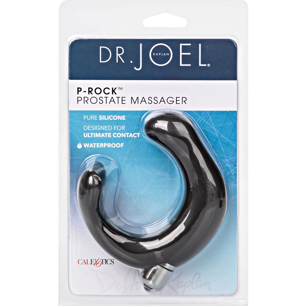 Dr Joel Kaplan P Rock Vibrating Silicone Prostate Massager 4 5 Black