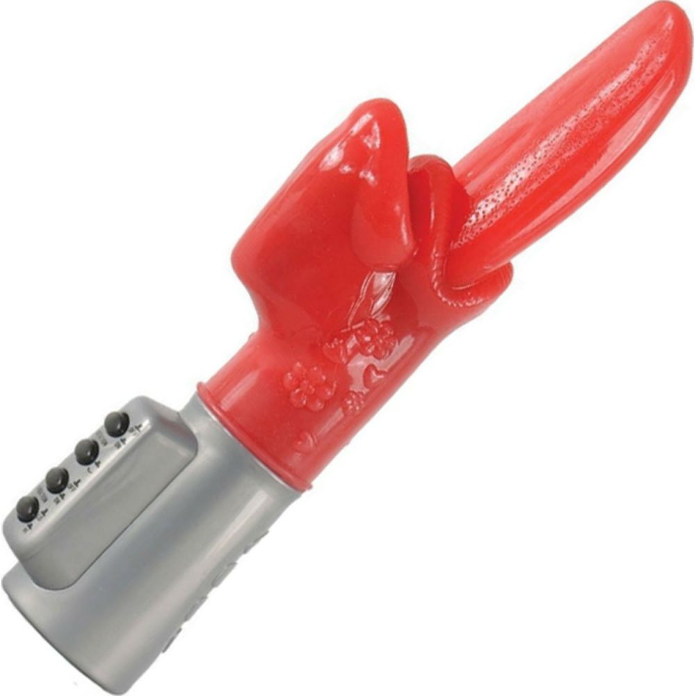 Golden Triangle Tongue Twister Waterproof Vibe, 9.25", Red - dearlady.us Golden Triangle Tongue Twister Waterproof Vibe, 9.25", Red - dearlady.us