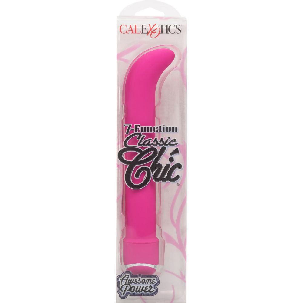 Calexotics Classic Chic 7 Function G Spot Vibrator 7 5 Pink