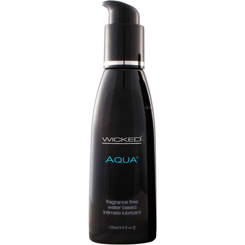 Wicked Aqua Water Based Intimate Lubricant 4 Floz 120 Ml 1096