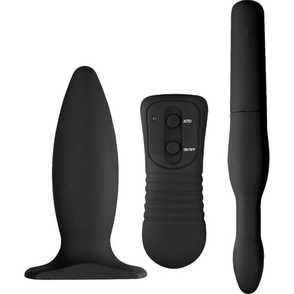 My 1st Anal Explorer Vibrating Butt Plug and Probe Kit, Black - dearlady.us