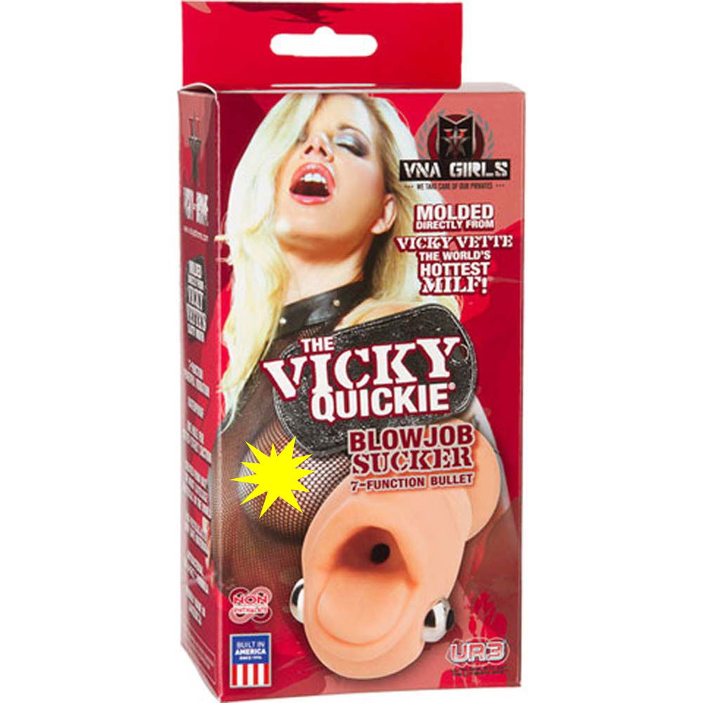 Vicky Vette Deep Throat Sucker UltraSKYN Vibrating Masturbator - dearlady.us