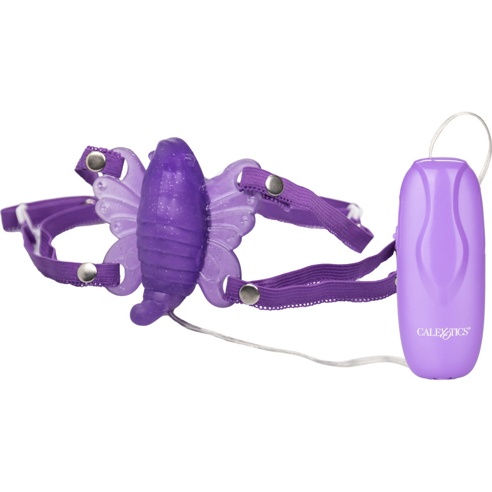 CalExotics Venus Butterfly II Strap-On Jelly Vibrator, Purple - dearlady.us CalExotics Venus Butterfly II Strap-On Jelly Vibrator, Purple - dearlady.us