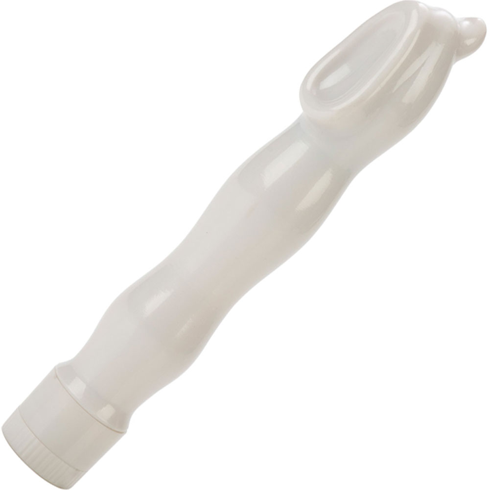 CalExotics Clitoral Hummer Waterproof Multi Speed Vibrator, 6.5", Pearl White - dearlady.us CalExotics Clitoral Hummer Waterproof Multi Speed Vibrator, 6.5", Pearl White - dearlady.us