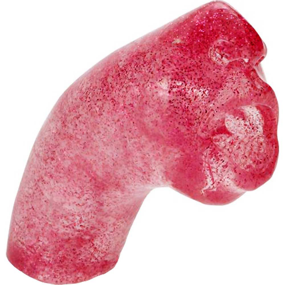 CalExotics Deep Throat Stroker Jelly Male Masturbator, Pink