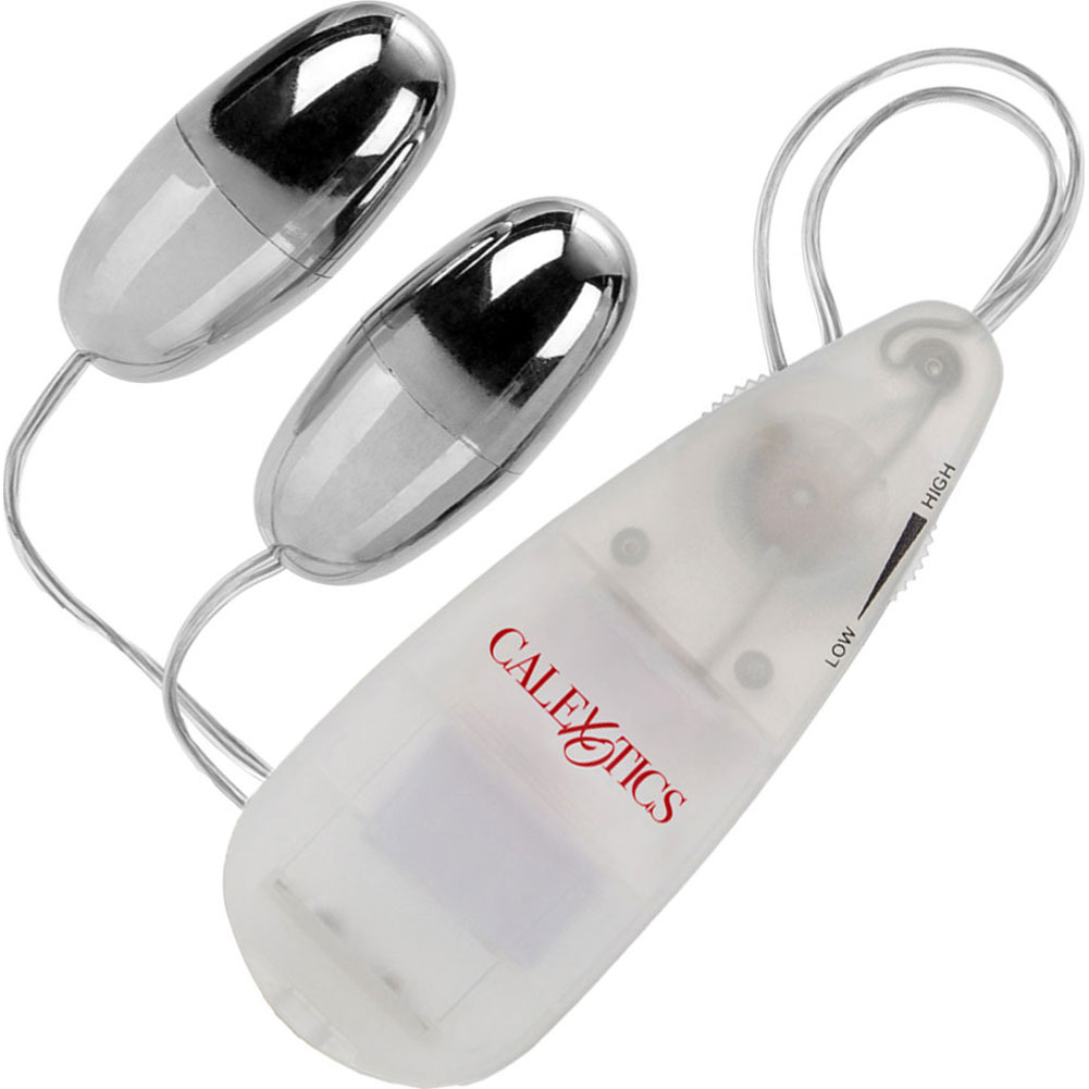 Pocket Exotics Vibrating Metallic Bullet Vibe, 2.25", Silver Double - dearlady.us Pocket Exotics Vibrating Metallic Bullet Vibe, 2.25", Silver Double - dearlady.us