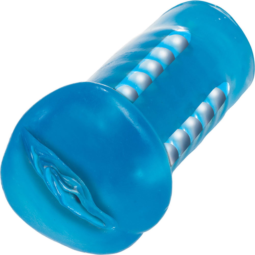 Basic Essentials Beaded Jelly Masturbator, Blue - dearlady.us Basic Essentials Beaded Jelly Masturbator, Blue - dearlady.us