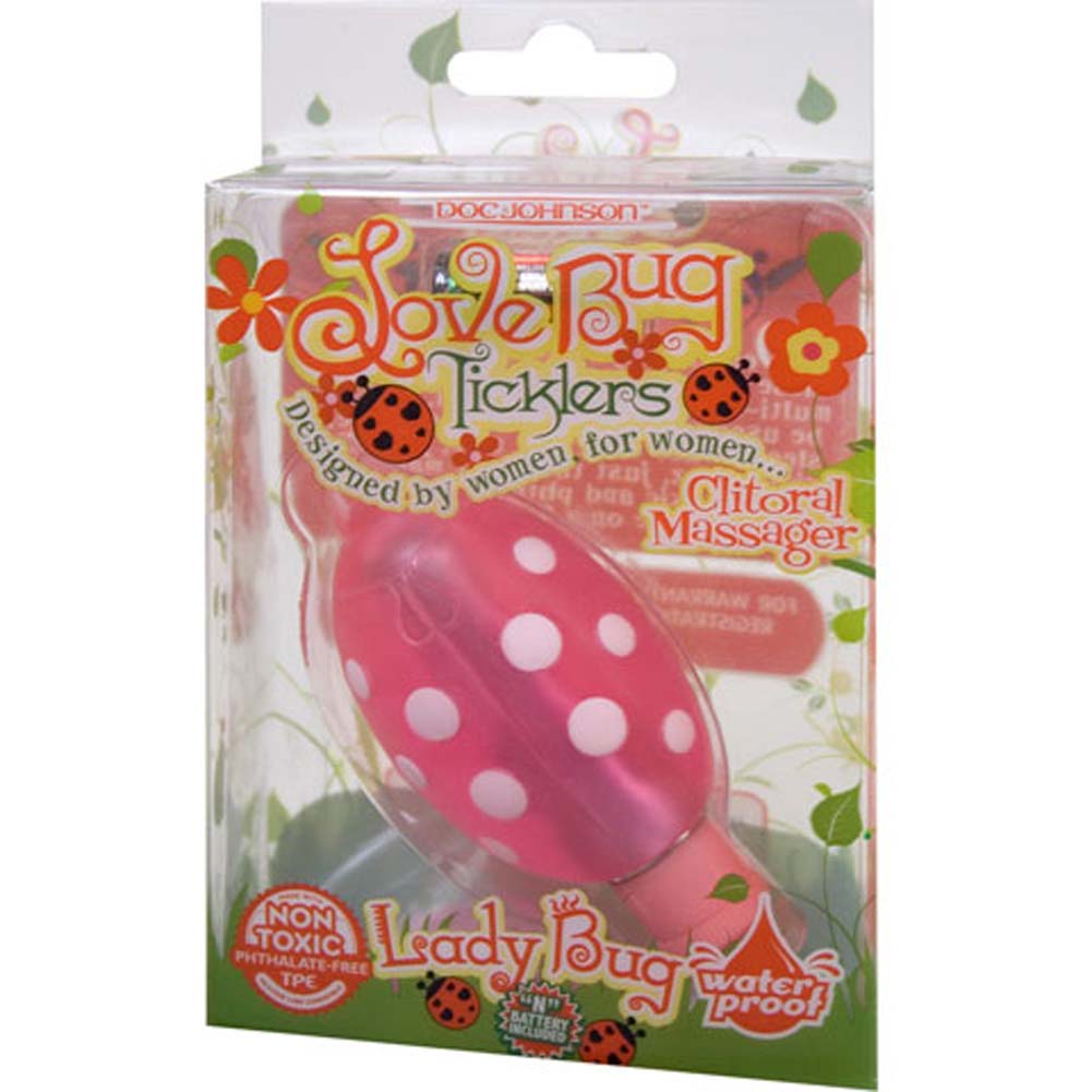 Lady Bug Waterproof Clitoral Vibe, 3.25