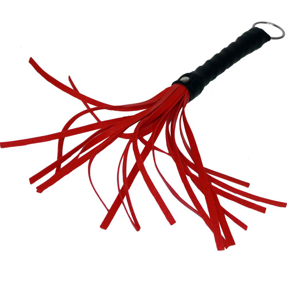 Training Spanking Pleasure Flogger 11 5 Red Black