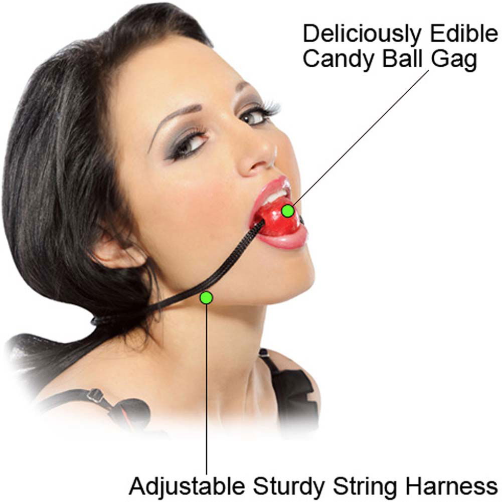 Fetish Fantasy Series Sweet Candy Ball Gag, Red