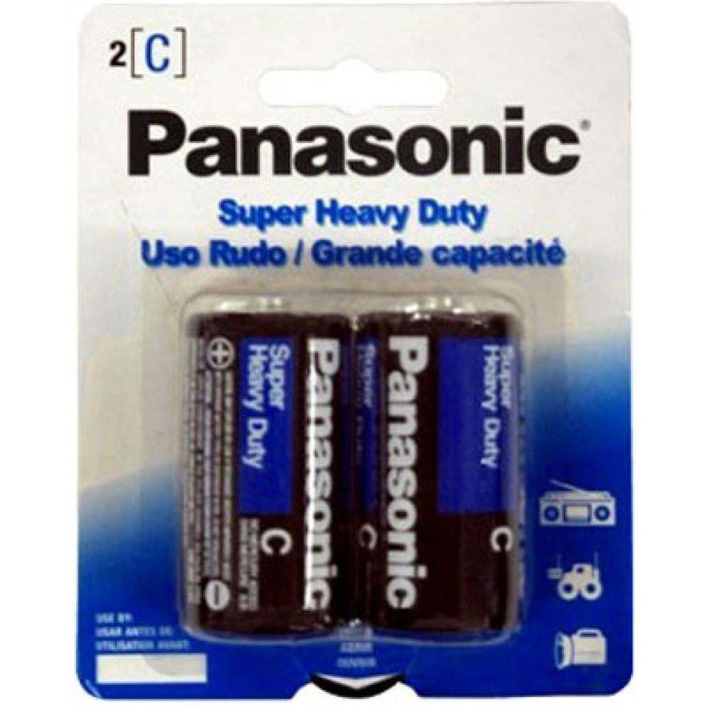 Panasonic 2 Pack C Super Heavy Duty Batteries 8472