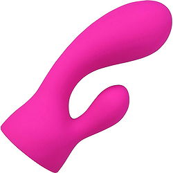 Wand Essentials Triple Thrill 3 In 1 Silicone Attachment, Purple