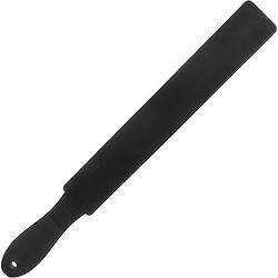 Pipedream Rubber Bondage BDSM Paddle, 11, Black Noire 