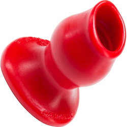 OxBalls Pig-Hole Hollow Silicone Butt Plug, 4.5", Red - dearlady.us OxBalls Pig-Hole Hollow Silicone Butt Plug, 4.5", Red - dearlady.us
