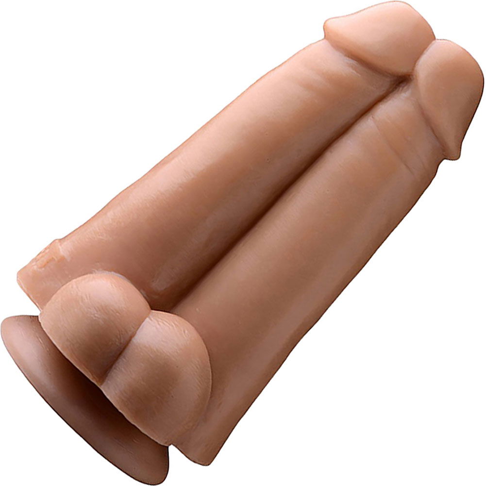 Tom of Finland Dual Dicks Dildo with Suction Cup, 9.3