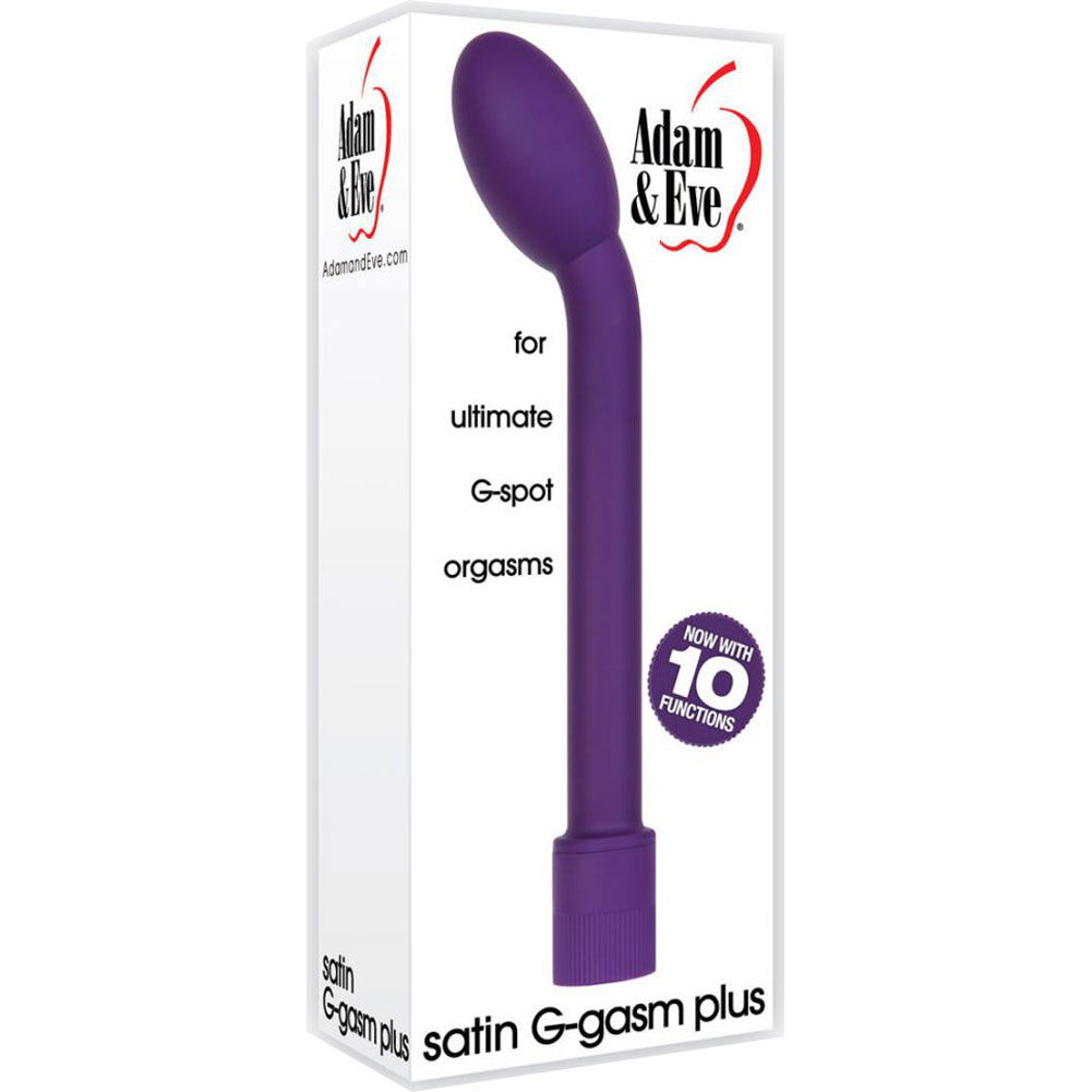 Adam and Eve Satin G Gasm Plus G-Spot Vibrator, 7