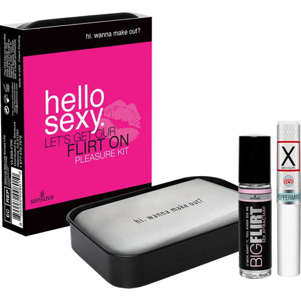 Sensuva Hello Sexy Lets Get Our Flirt On Pleasure Kit - dearlady.us