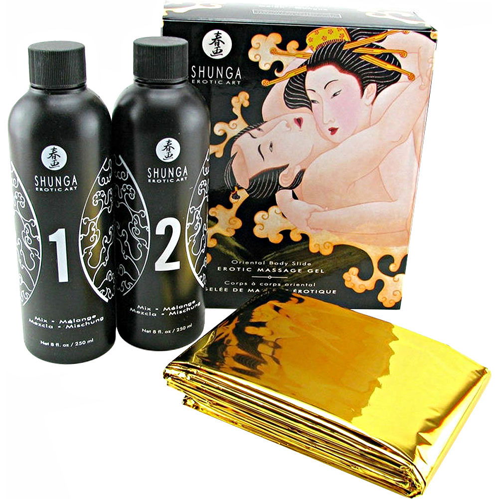 Shunga Oriental Body Slide Erotic Nuru Massage Gel Kit, Melon Mango -  dearlady.us