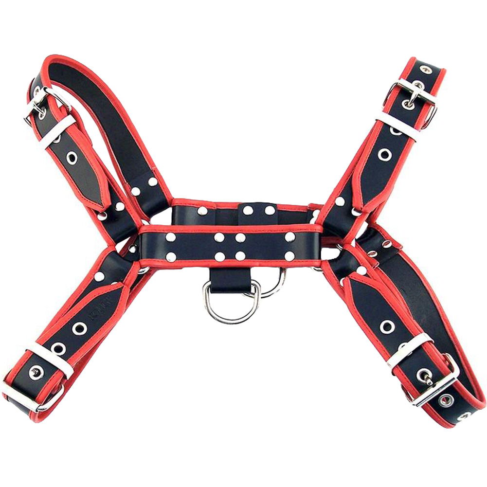 Rouge Garments Over the Head Harness, Extra Large, Red/Black dearlady.us