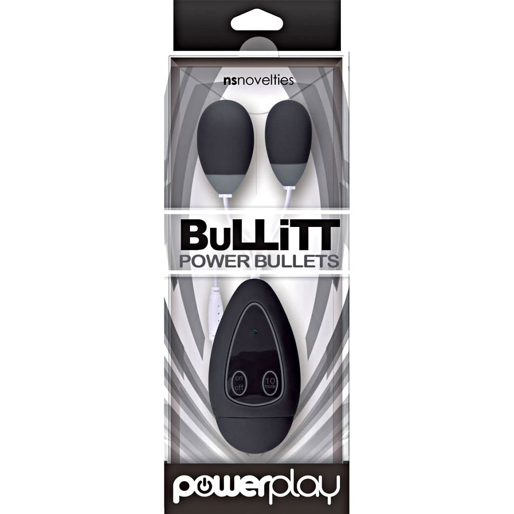 PowerPlay Bullitt Double Power Bullets with Remote, Classic Black ...