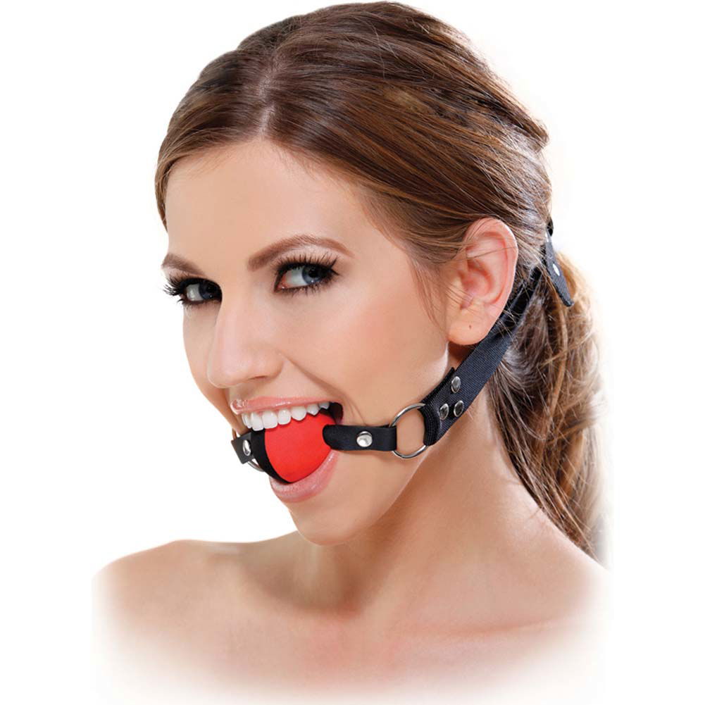 Fetish Fantasy Series Two Tone Ball Gag, Red - dearlady.us