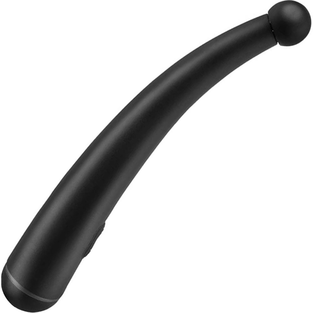 Anal Fantasy Collection Vibrating Curve, 8", Black