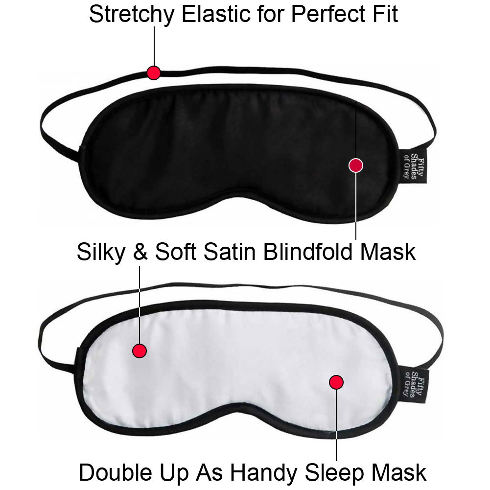 Fifty Shades Of Grey No Peeking Blindfold Twin Pack