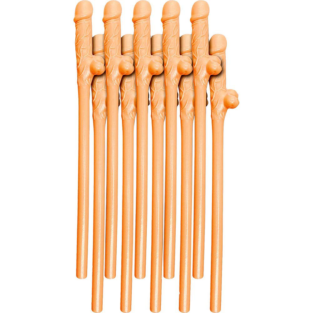 Nude Beige Penis Straws Party Supplies Bachelorette Party Favor