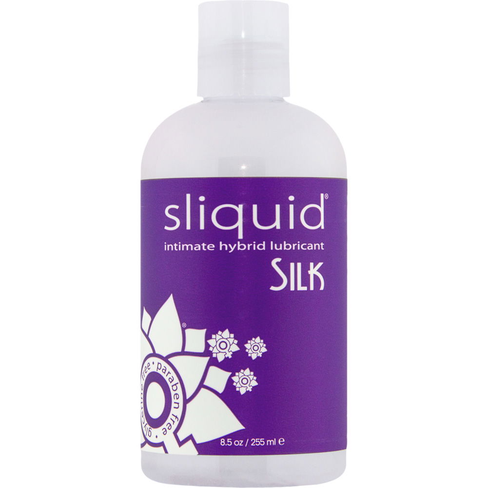 Sliquid Silk Hybrid Water And Silicone Based Intimate Lubricant 8 5 Fl Oz 255 Ml