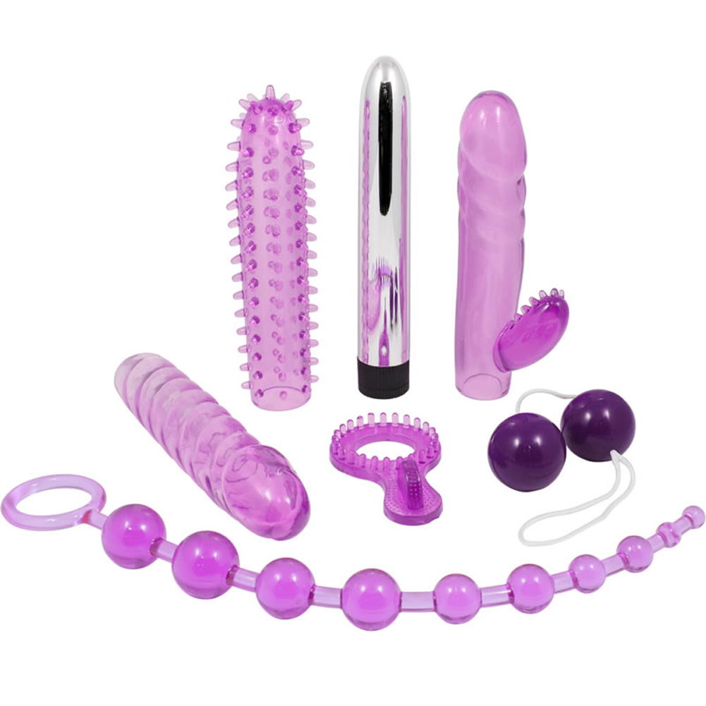 Adam and Eve The Complete Lovers Kit, Purple - dearlady.us