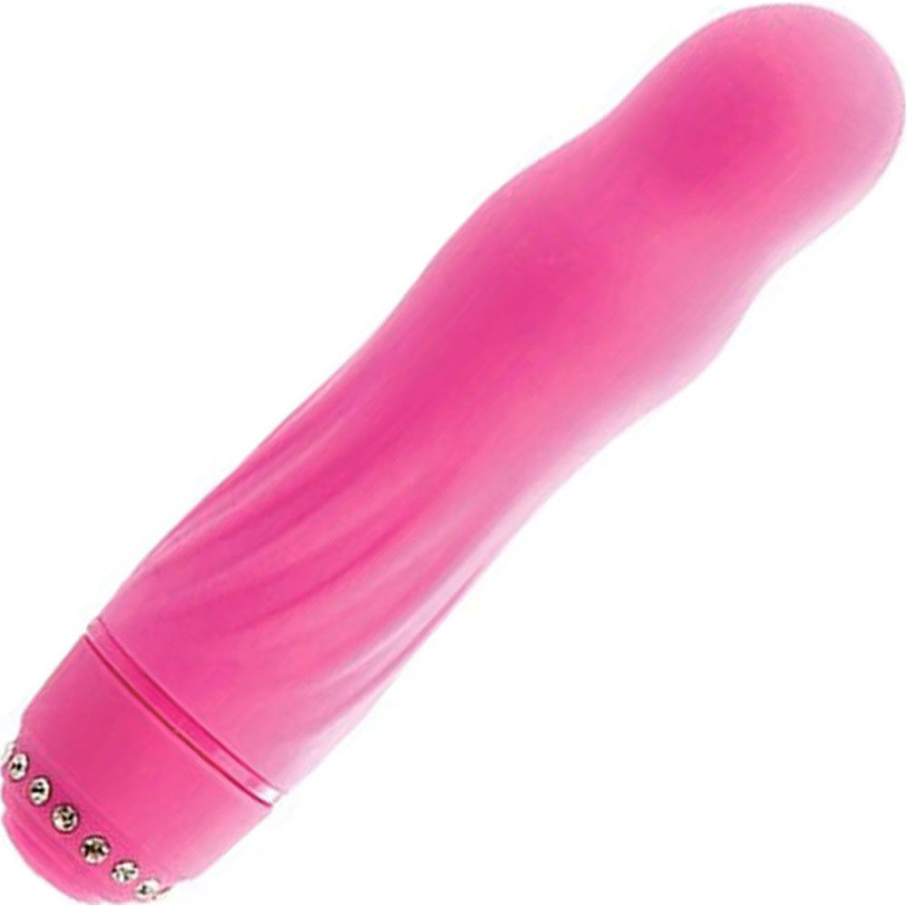 Adam and Eve Silicone Diamond Darling Vibrator, Pink