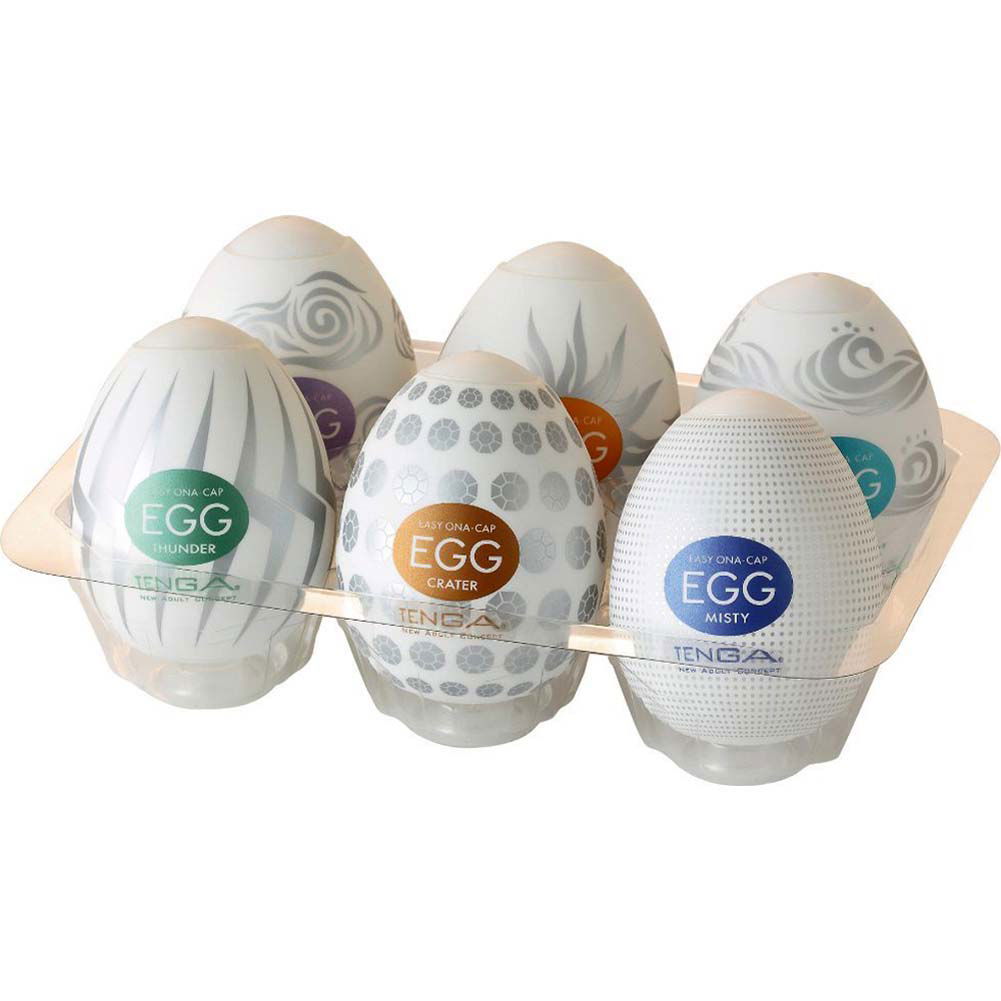 Tenga Egg Silicone Male Masturbators Variety No 1 Pack of 6 - dearlady.us