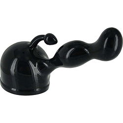 XR Brands Wand Essentials Black Vibra Cup Male Masturbator Wand