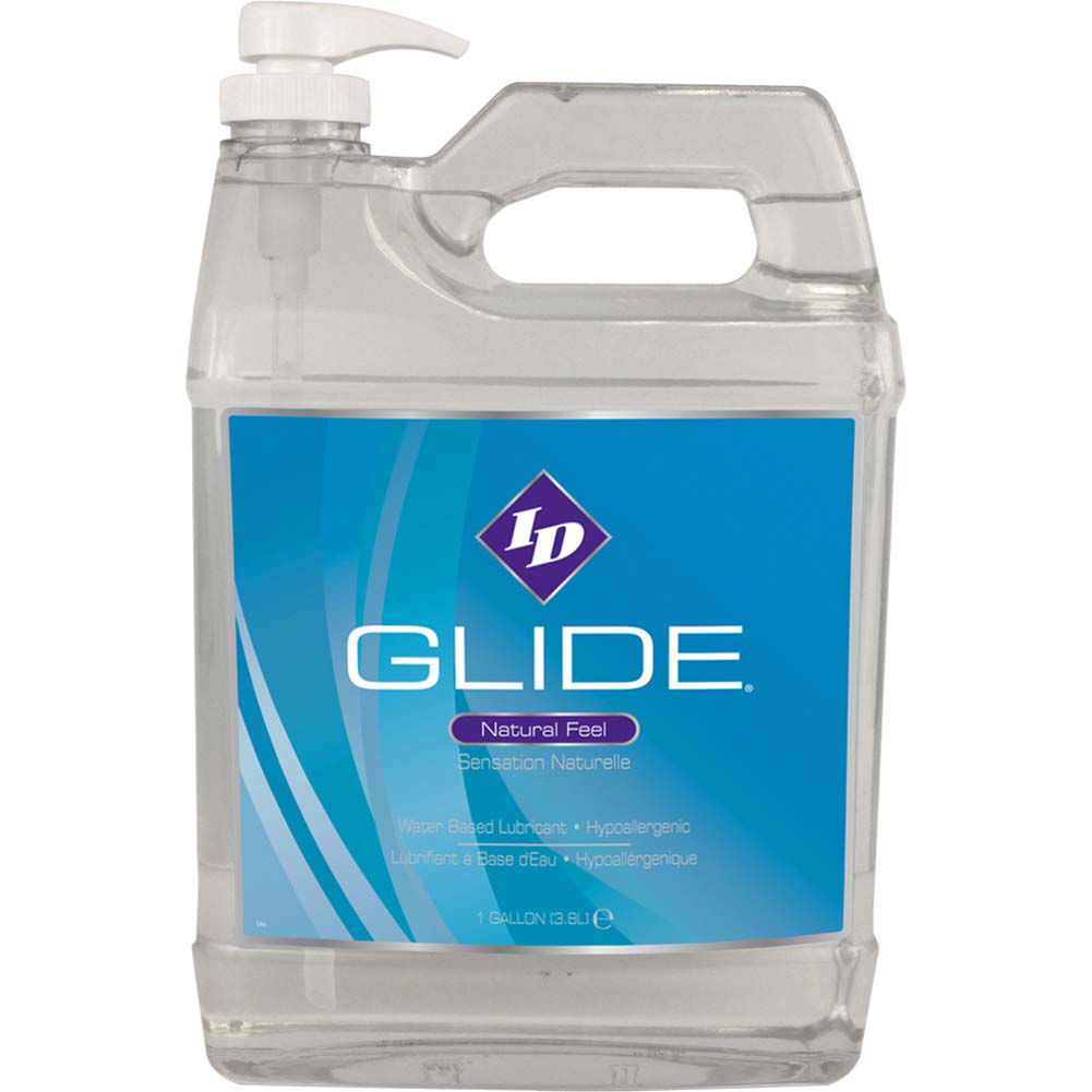 ID Glide Natural Feel WaterBased Personal Lubricant, 1 gal (3.78 L