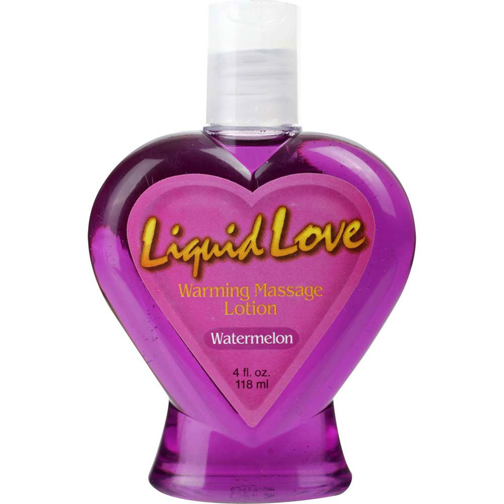 Liquid Love Warming Massage Lotion 4 Fl Oz 120 Ml Watermelon