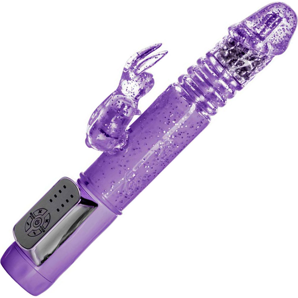CalExotics Petite Thrusting Jack Rabbit Vibrator, 10", Purple - dearlady.us CalExotics Petite Thrusting Jack Rabbit Vibrator, 10", Purple - dearlady.us