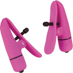 CalExotics Nipple Play Nipplettes Wireless Vibrating Nipple Clamps, Pink - dearlady.us CalExotics Nipple Play Nipplettes Wireless Vibrating Nipple Clamps, Pink - dearlady.us