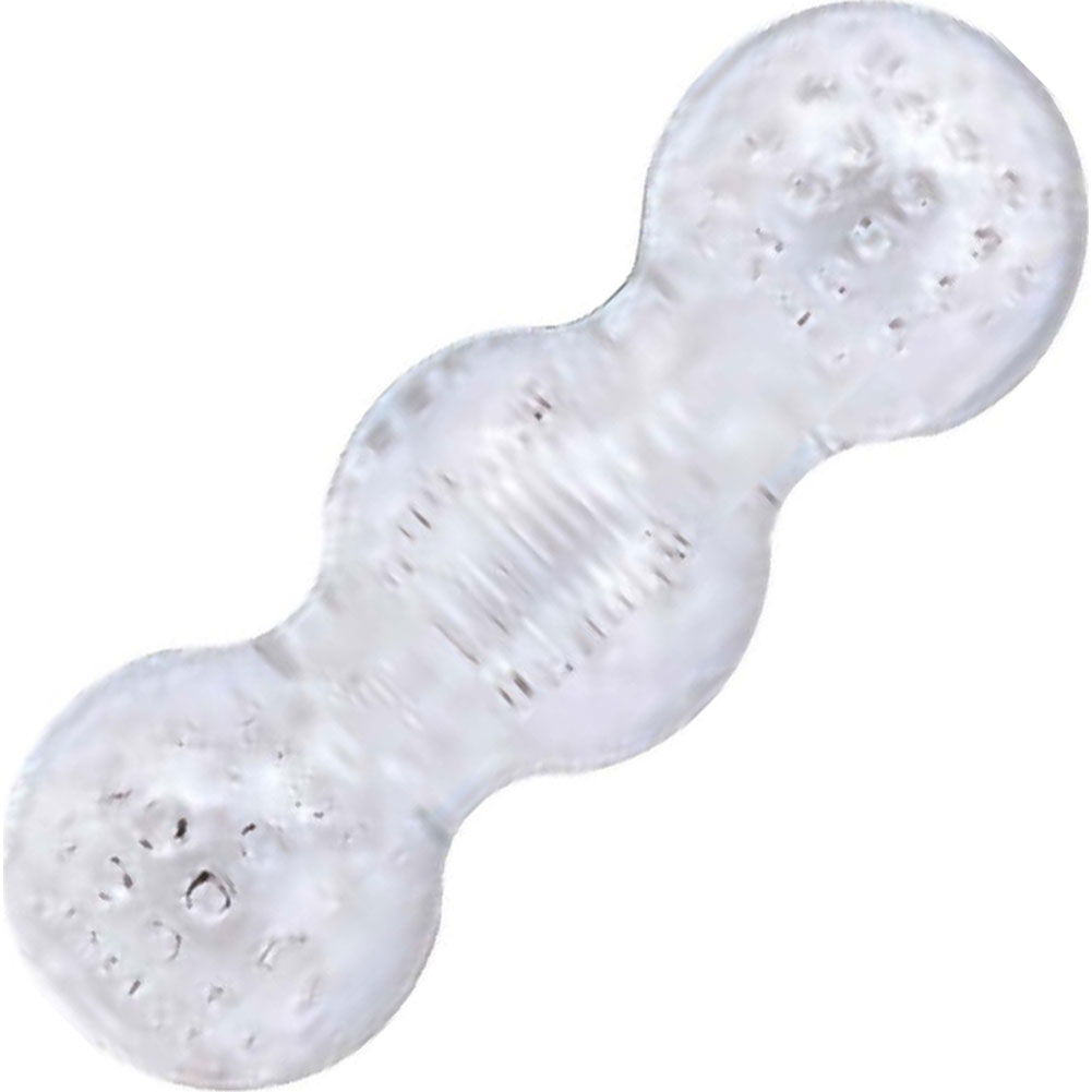 Wet Dreams Crystal Voyeur Series Big Balls Hand Stroker, Clear - dearlady.us