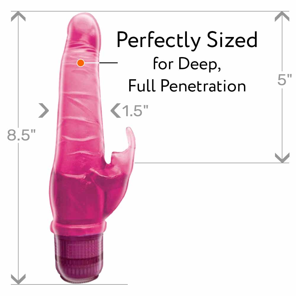 Wet Dreams Rapid Rabbit Pleasure Vibrator, 8.5", Pink Passion - dearlady.us Wet Dreams Rapid Rabbit Pleasure Vibrator, 8.5", Pink Passion - dearlady.us