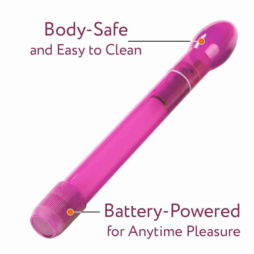 CalExotics Slender Tulip Wand Vibrator, 8", Pink - dearlady.us CalExotics Slender Tulip Wand Vibrator, 8", Pink - dearlady.us