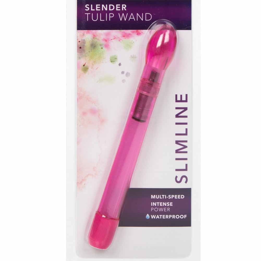 CalExotics Slender Tulip Wand Vibrator, 8", Pink - dearlady.us CalExotics Slender Tulip Wand Vibrator, 8", Pink - dearlady.us
