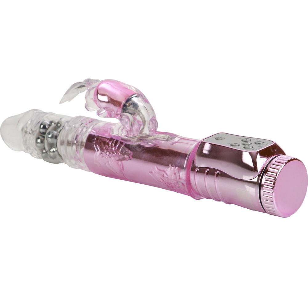 CalExotics Thrusting Orgasm Jack Rabbit Vibrator, 10.5