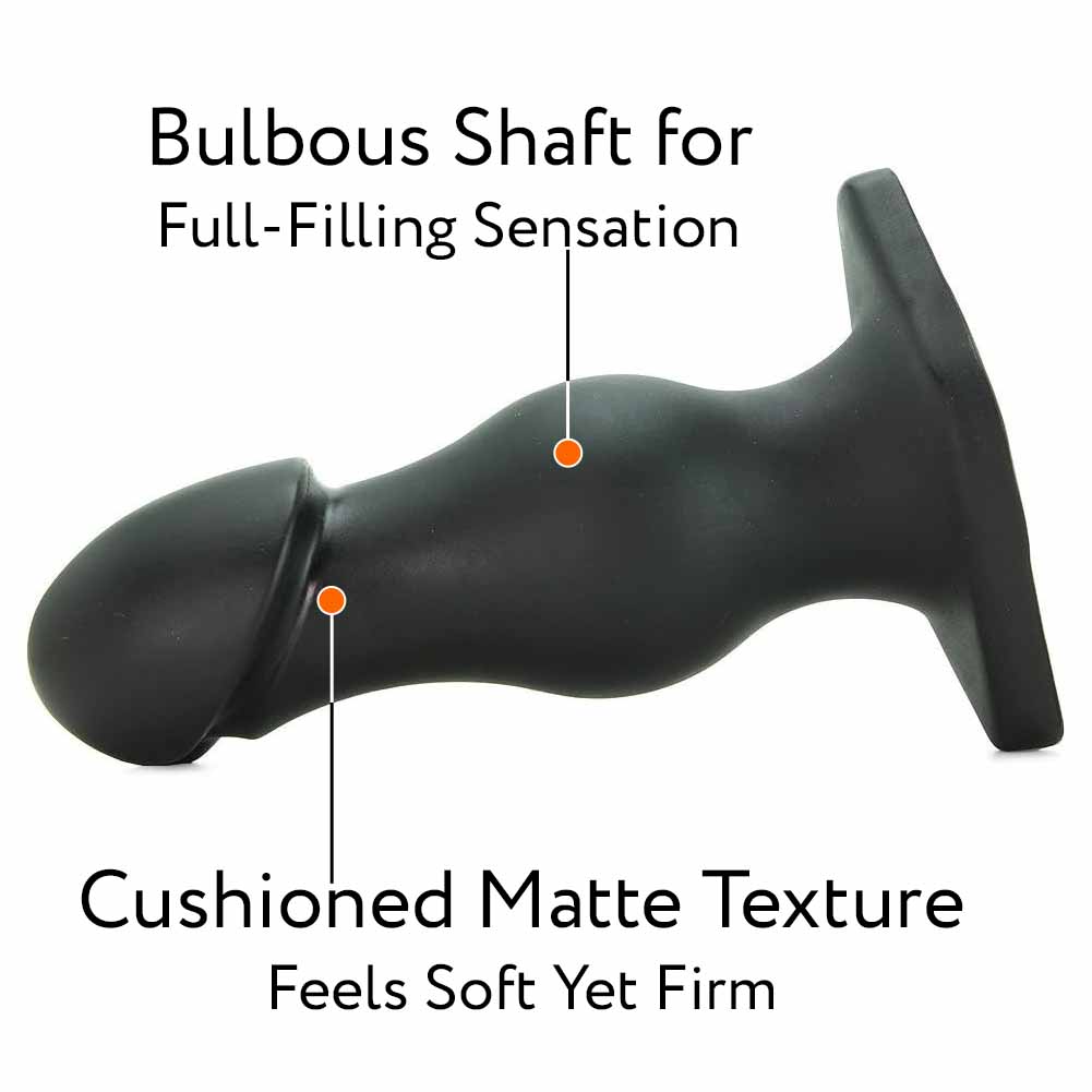 TitanMen the Rumpy Cushioned Butt Plug, 6.5", Black - dearlady.us TitanMen the Rumpy Cushioned Butt Plug, 6.5", Black - dearlady.us